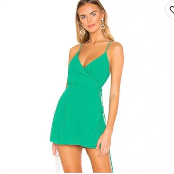 Revolve Superdown Lamiae Wrap Dress Small - Picture 1 of 9